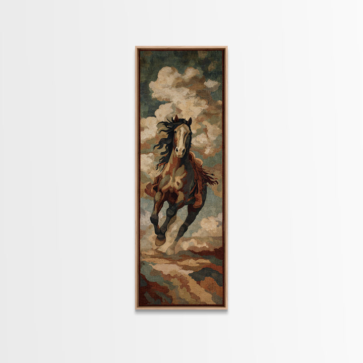 Southwestern Blanket Pattern Canvas Print, Western Art, Fine Art Print, Southwestern Decor, Fine Art, Frontier, Wall Decor, WES-1x3-5