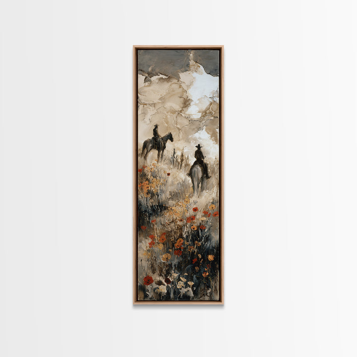 Sun Bleached Ranch Gate Canvas Print, Western Art, Horse Art, Southwestern Decor, Fine Art, Frontier, Room Decor, WES-1x3-51
