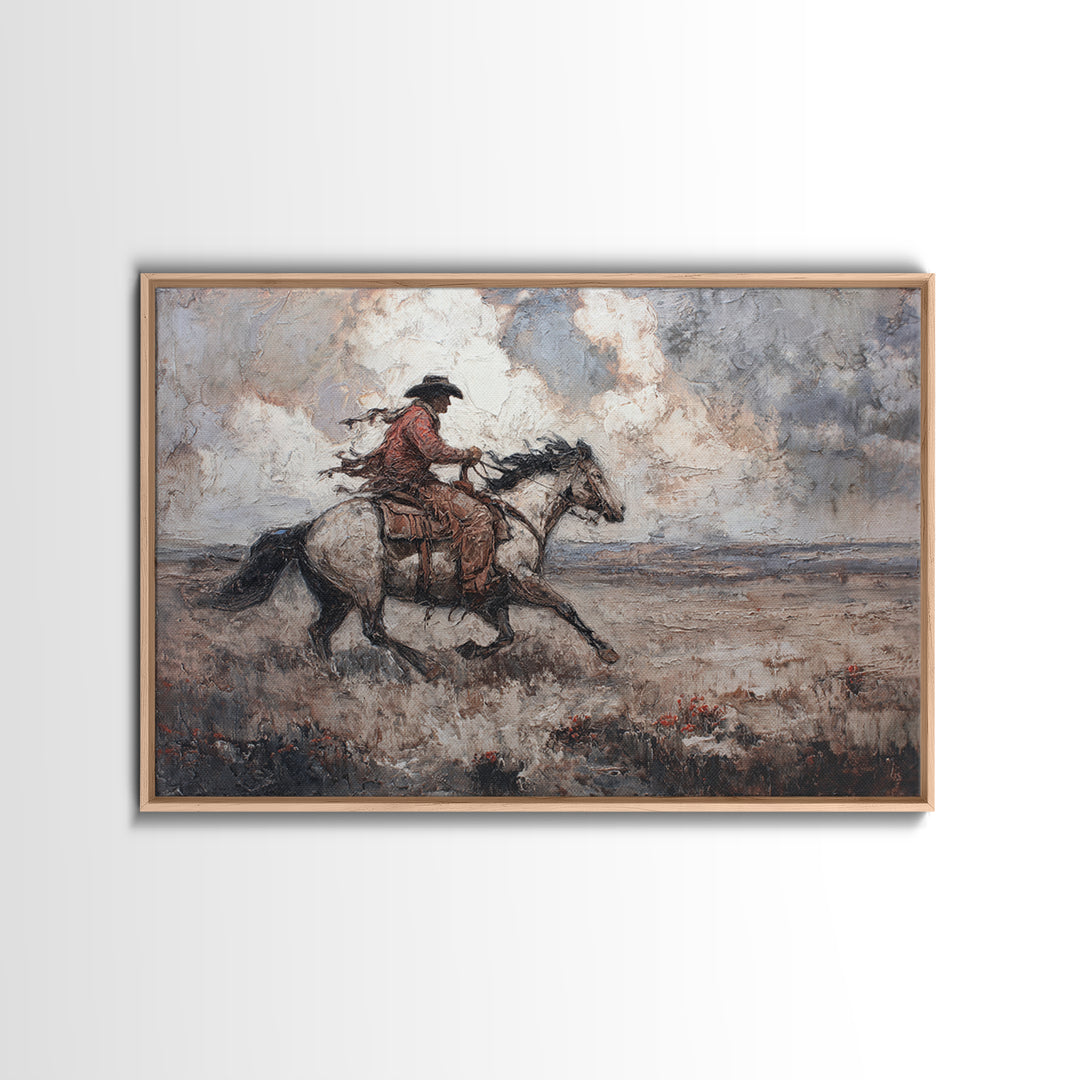 Sun Bleached Ranch Gate Canvas Print, Western Art, Western, Southwestern Decor, Watercolor Art, Frontier, Native American Art, WES-3x2-67