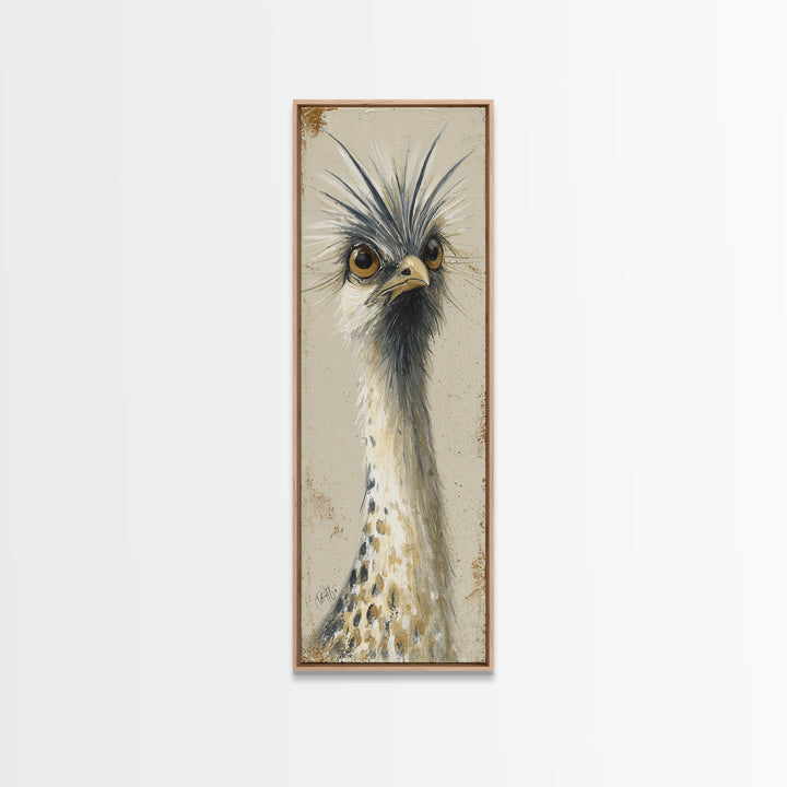 Bird Delivering a Tiny Love Letter Canvas Print, Whimsical Art, Nursery Wall Art, Living Room Decor, Fine Art, Wonder, WHI-1x3-35