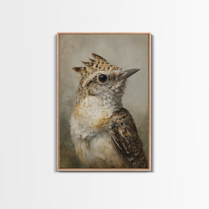 Bird Delivering a Tiny Love Letter Canvas Print, Whimsical Art, Wall Decor, Living Room Decor, Fine Art, Wonder, Printable Art, WHI-2x3-31