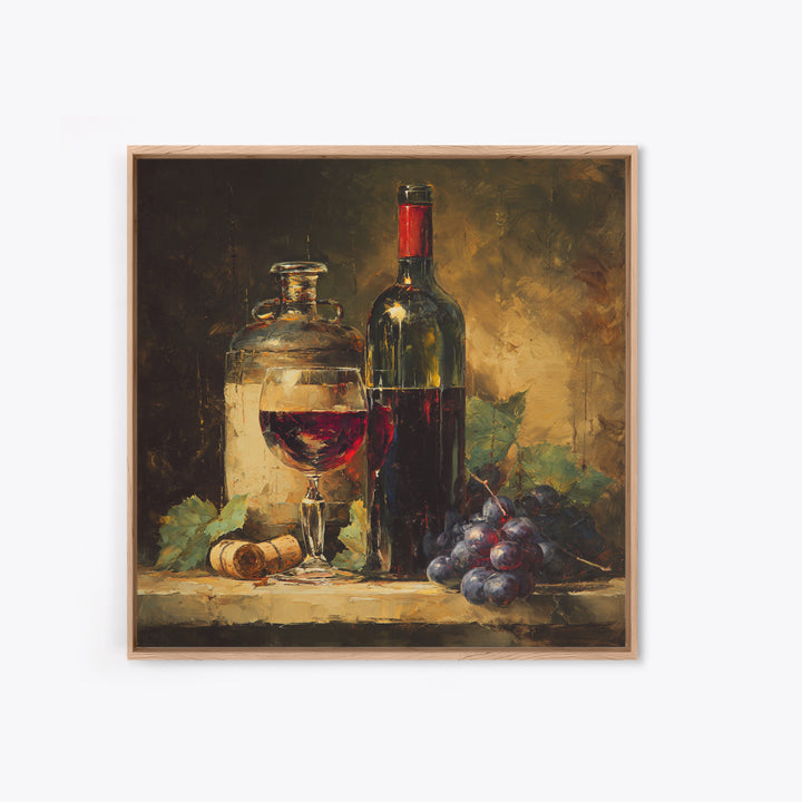 Red Wine Swirl Abstract Canvas Print, Winery Art, Wall Art Print, Winery Decor, Abstract Art, Vineyard, Gallery Decor, WIN-1x1-31
