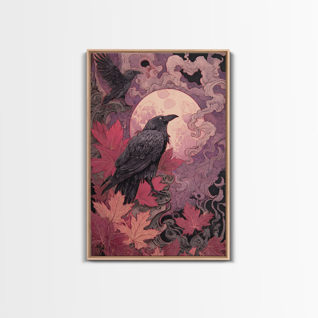 The Witch Astronomical Cabinet - Icon Portrait, Gothic Home Decor, Vertical Wall Art, Canvas Print, Halloween Home Decor, Gothic Wall Art