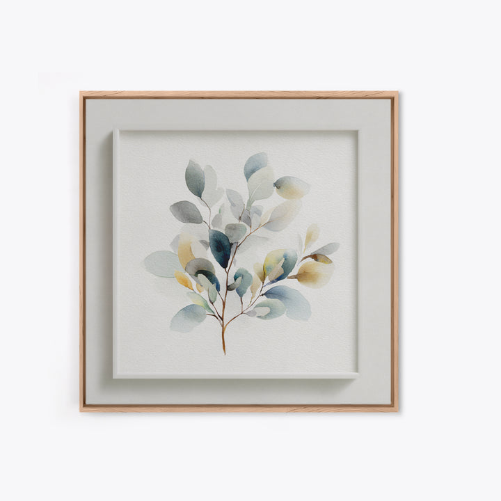 Neutral Botanical Branch Canvas Print, Waiting Room Art, Office Wall Art, Waiting Room Decor, Fine Art, Calm, Dental Wall Art, WRA-1x1-3
