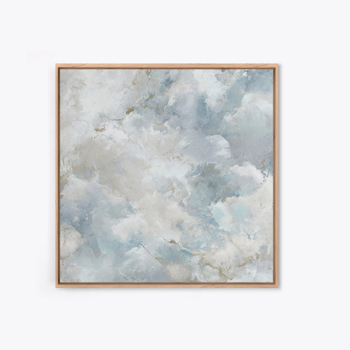 Light Marble Texture Abstract Framed Canvas Print, Waiting Room Art, Art, Waiting Room Decor, Fine Art, Calm, Bauhaus Print, WRA-1x1-48