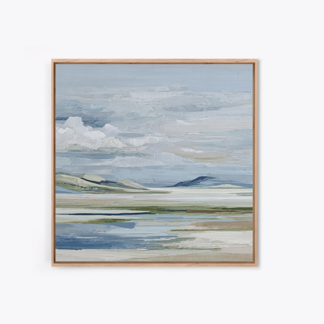 Calming Landscape with Open Sky and Gentle Canvas Print, Waiting Room Art, Modern Decor, Waiting Room Decor, Fine Art, Calm, WRA-1x1-49