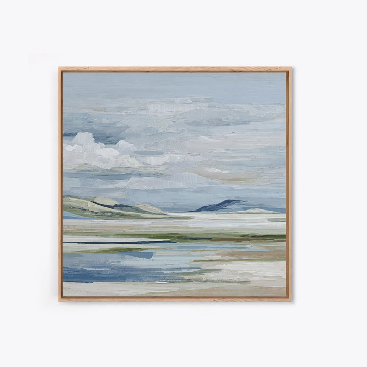 Calming Landscape with Open Sky and Gentle Canvas Print, Waiting Room Art, Modern Decor, Waiting Room Decor, Fine Art, Calm, WRA-1x1-49
