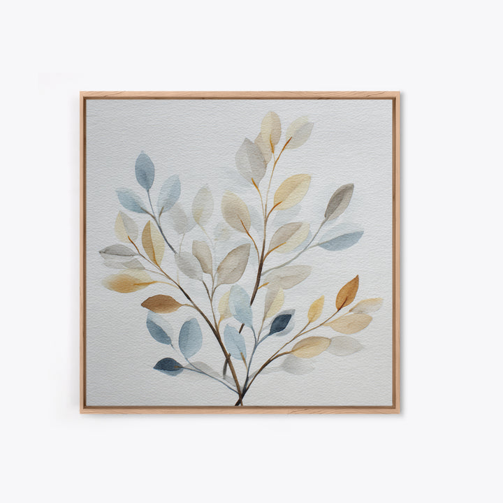 Neutral Botanical Branch Canvas Print, Waiting Room Art, Modern Decor, Waiting Room Decor, Fine Art, Calm, Home Decor, WRA-1x1-75