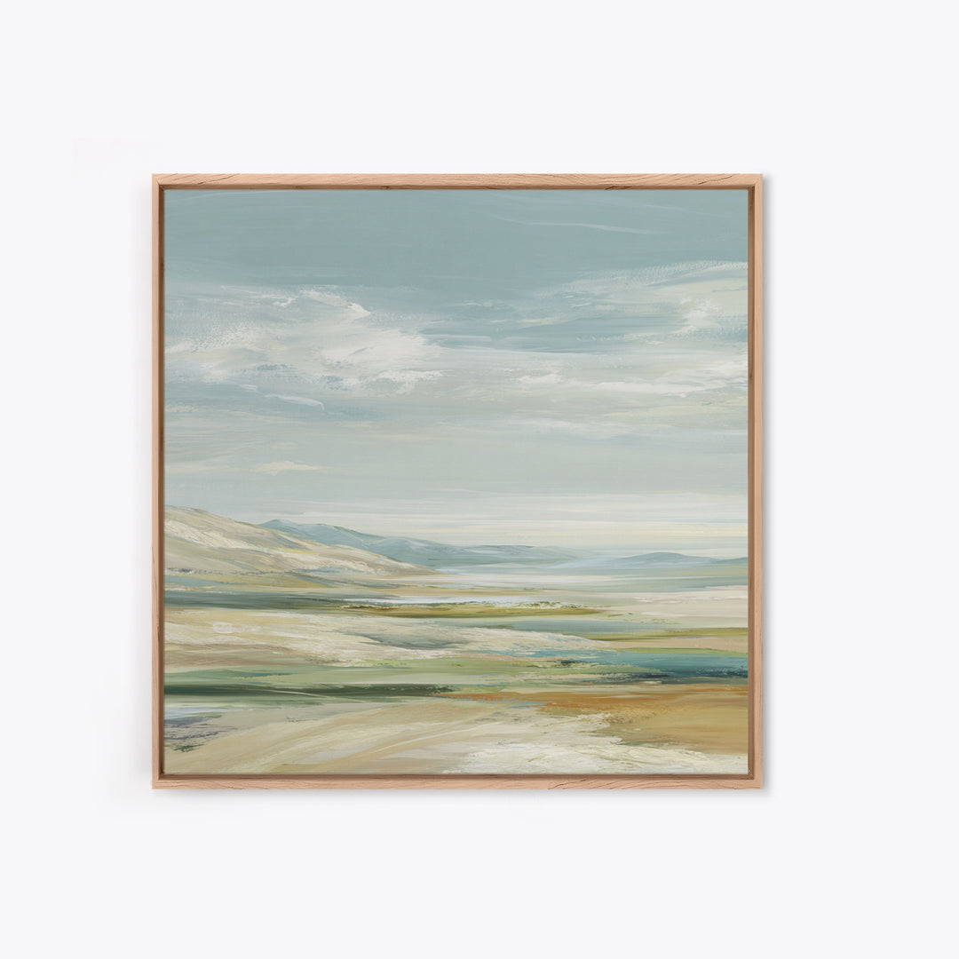 Calming Landscape with Open Sky and Gentle Canvas Print, Waiting Room Art, Wall Art, Waiting Room Decor, Fine Art, Calm, WRA-1x1-97