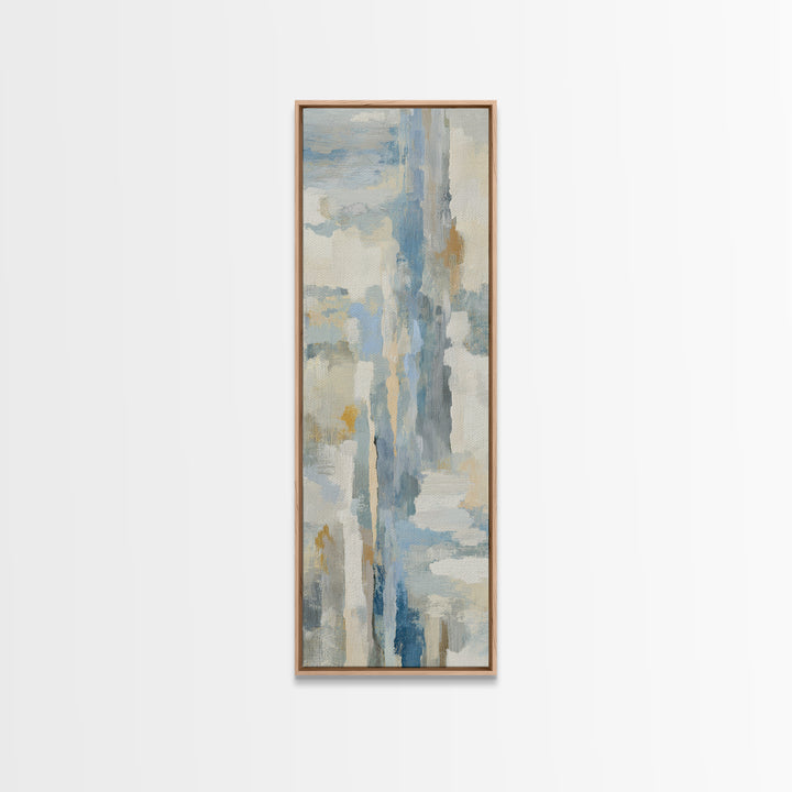 Light Marble Texture Abstract Canvas Print, Waiting Room Art, Boho Decor, Waiting Room Decor, Abstract Art, Calm, WRA-1x3-12
