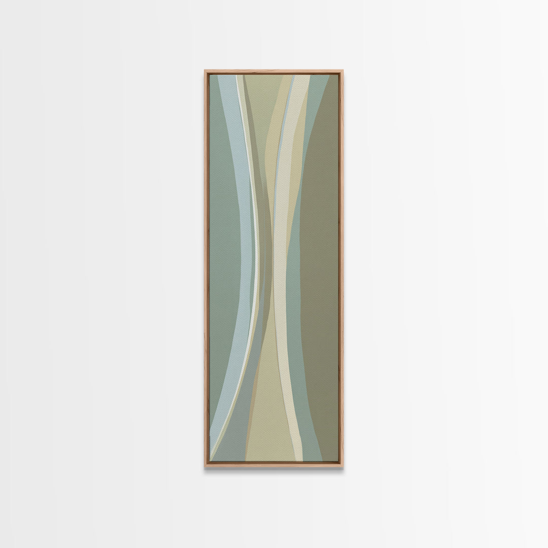 Minimal Geometric Composition Canvas Print, Waiting Room Art, Office Art, Waiting Room Decor, Abstract Art, Calm, Gallery Decor, WRA-1x3-41