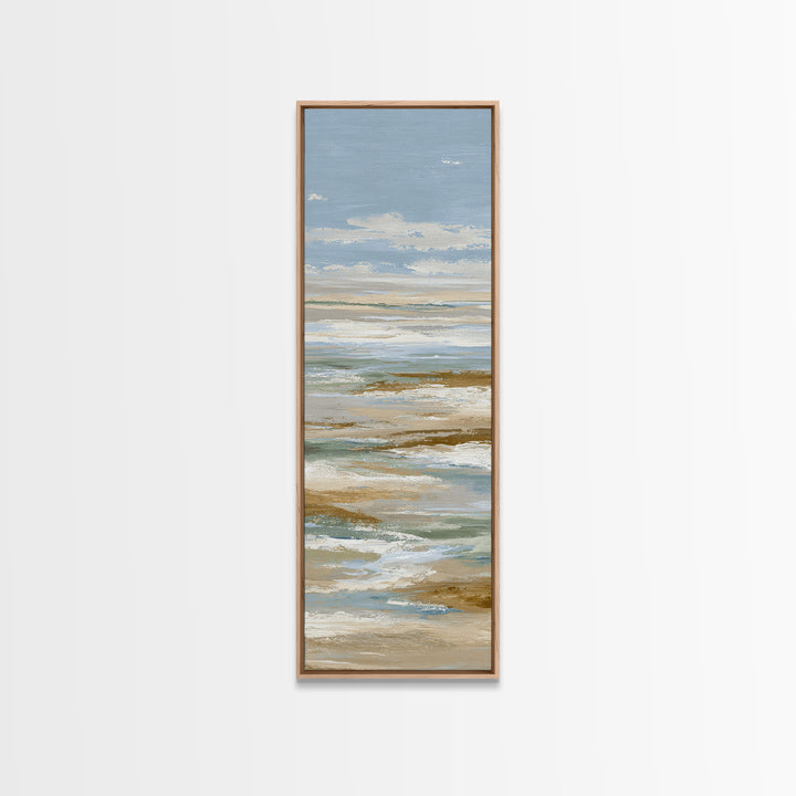 Warm Desert Sunrise Canvas Print, Waiting Room Art, Office Decor, Waiting Room Decor, Oil Painting, Calm, Gallery Wall Art, WRA-1x3-73