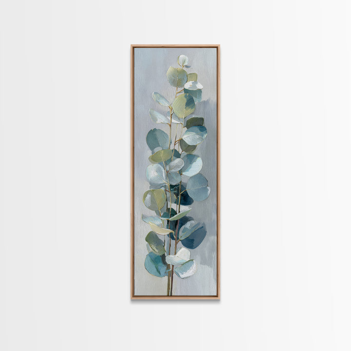 Clean Eucalyptus Leaf Study Canvas Print, Waiting Room Art, Art Print, Waiting Room Decor, Fine Art, Calm, Abstract Art, WRA-1x3-77