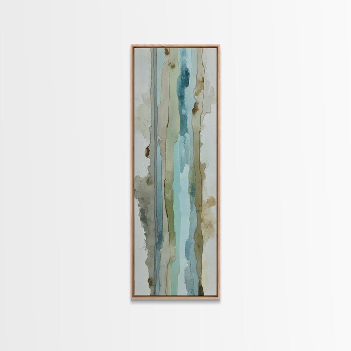 Modern Neutral Arch Abstraction Canvas Print, Waiting Room Art, Floral Wall Art, Waiting Room Decor, Abstract Art, Calm, WRA-1x3-81