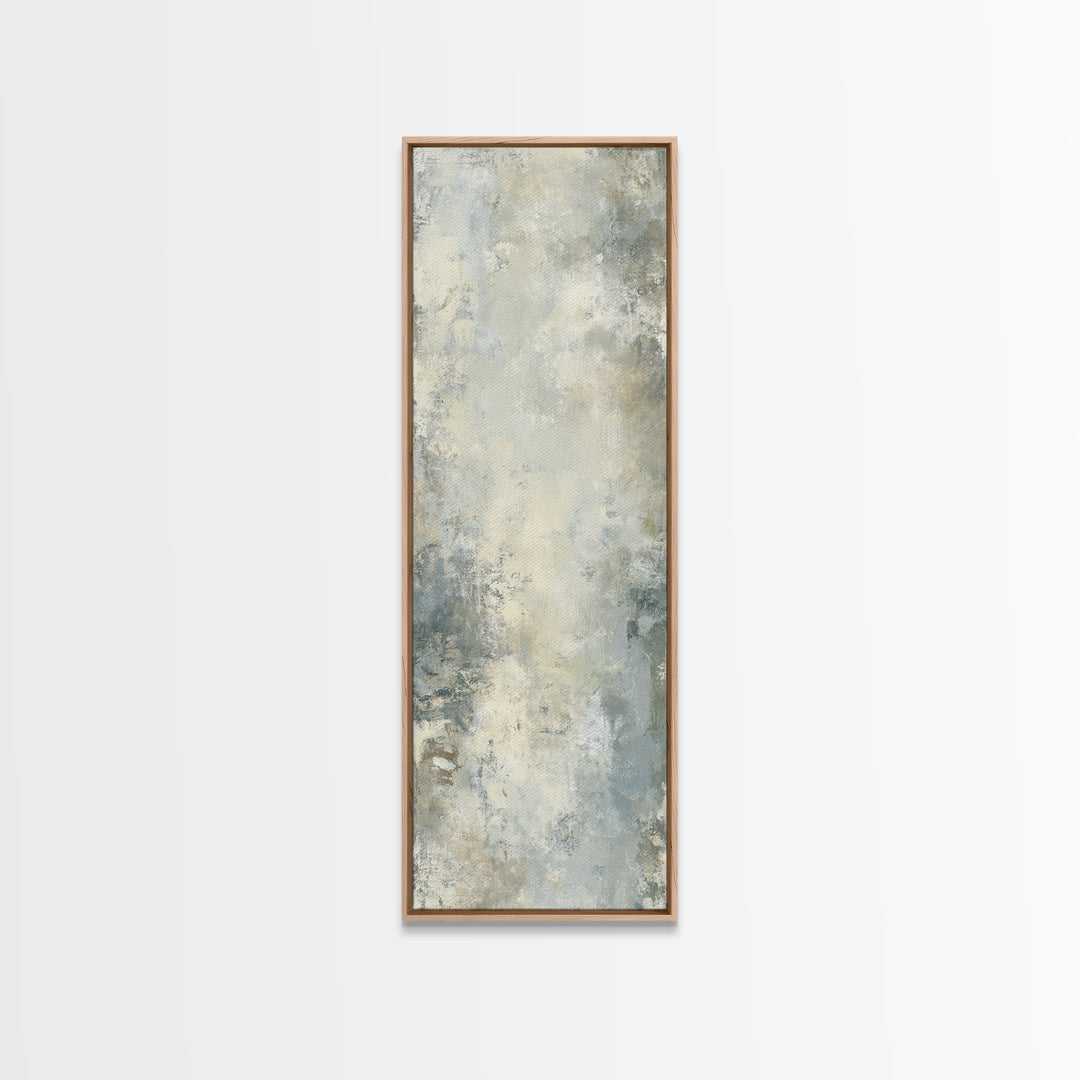 Light Marble Texture Abstract Framed Canvas Print, Waiting Room Art, Printable Art, Waiting Room Decor, Fine Art, Calm, WRA-1x3-84