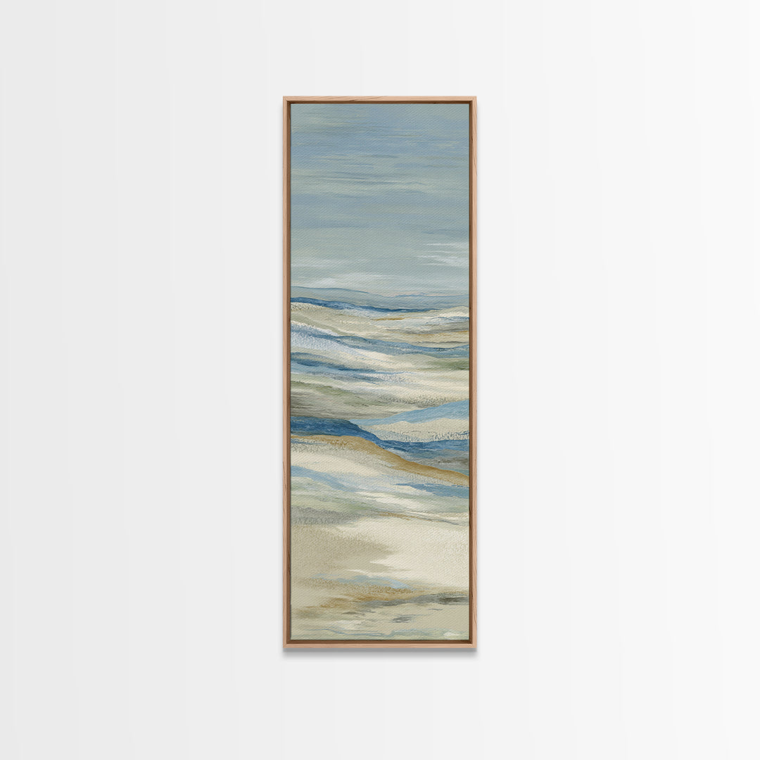 Calming Landscape with Open Sky and Gentle Canvas Print, Waiting Room Art, Art, Waiting Room Decor, Calm, Bauhaus Print, WRA-1x3-85