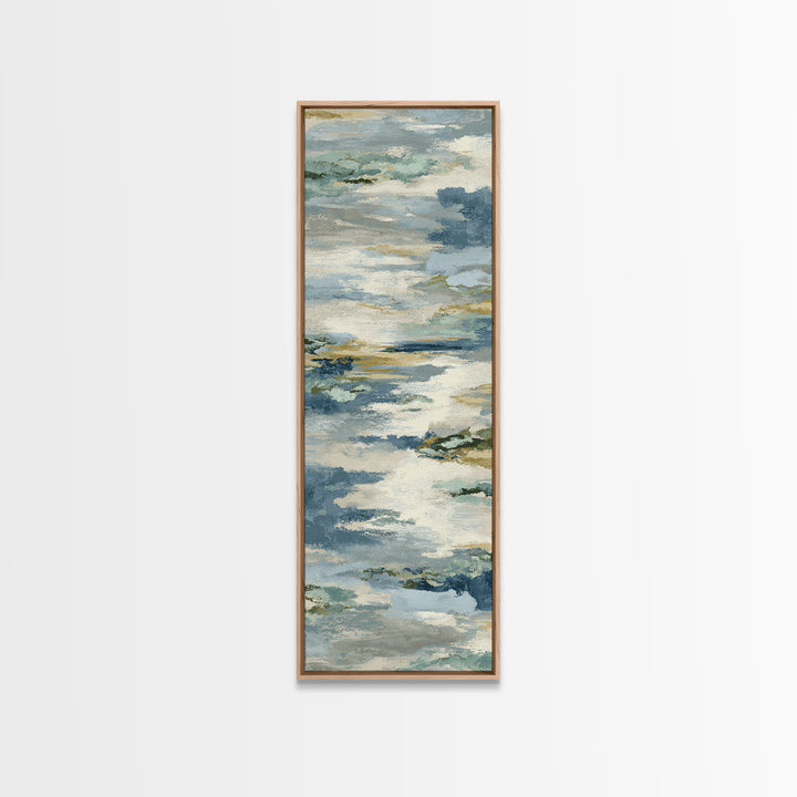 Soft Abstract Waves Canvas Print, Waiting Room Art, Luxury Decor, Waiting Room Decor, Abstract Art, Calm, Original Art, WRA-1x3-86