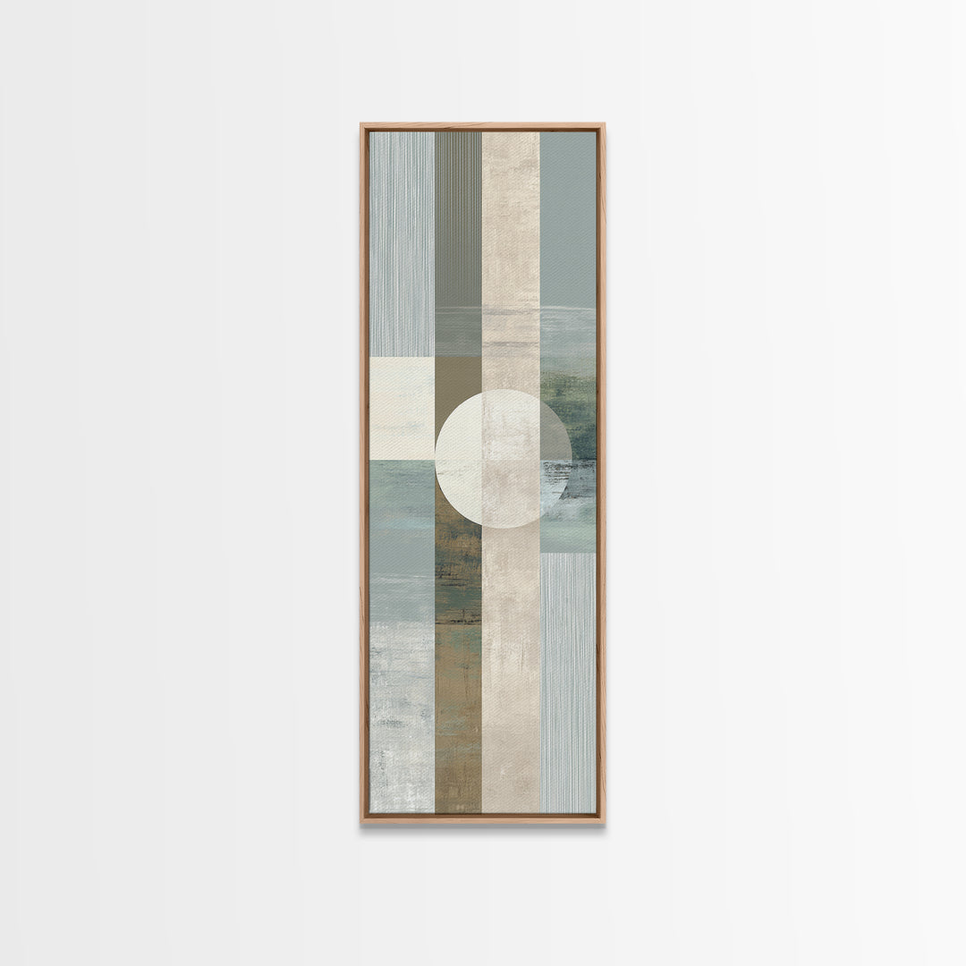 Minimal Geometric Composition Canvas Print, Waiting Room Art, Abstract, Waiting Room Decor, Abstract Art, Calm, Modern Decor, WRA-1x3-89