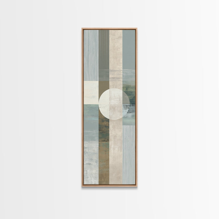 Minimal Geometric Composition Canvas Print, Waiting Room Art, Abstract, Waiting Room Decor, Abstract Art, Calm, Modern Decor, WRA-1x3-89