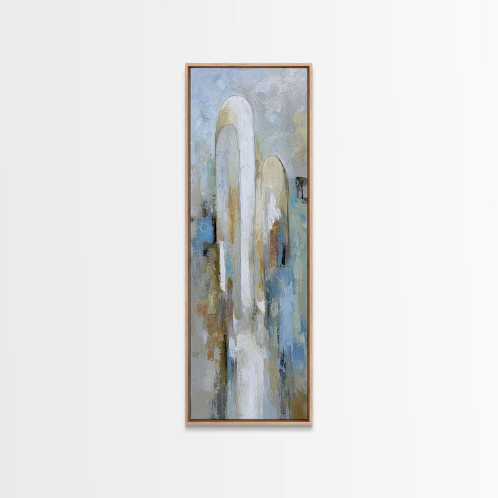 Modern Neutral Arch Abstraction Canvas Print, Waiting Room Art, Neutral Decor, Waiting Room Decor, Abstract Art, Calm, WRA-1x3-9