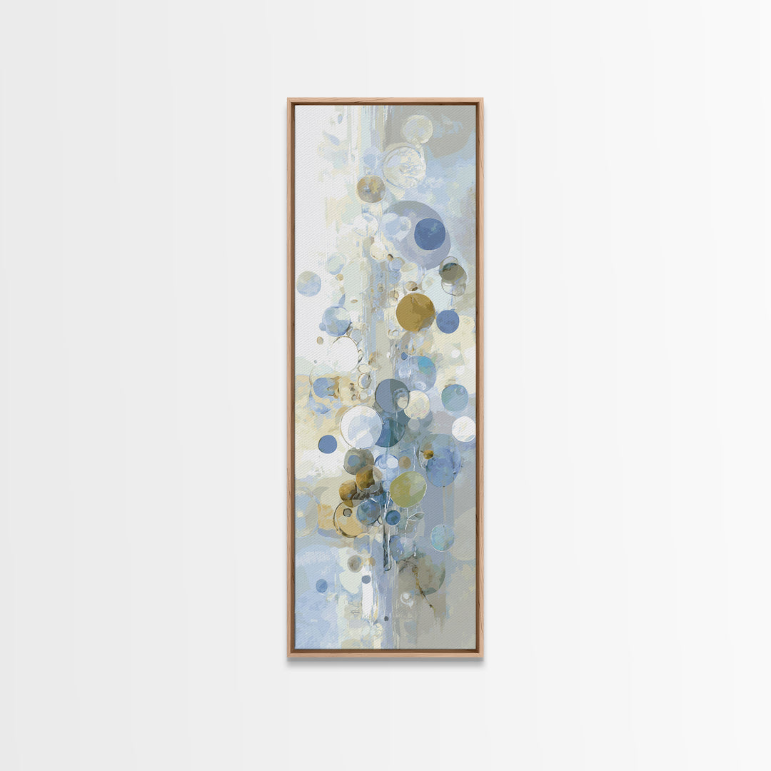 Abstract Circles Suggesting Calm Movement Canvas Print, Waiting Room Art, Fine Art Print, Waiting Room Decor, Abstract Art, WRA-1x3-94