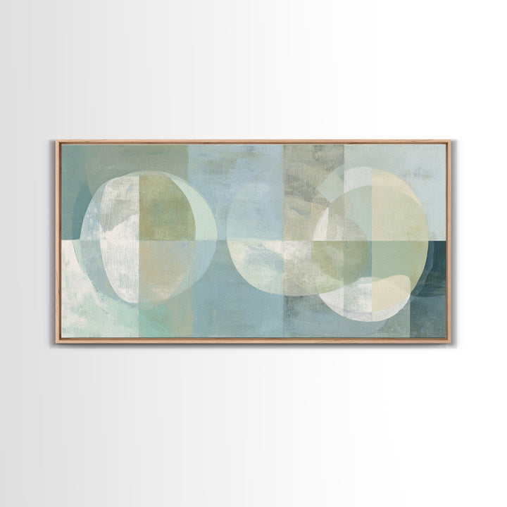 Minimal Geometric Composition Canvas Print, Waiting Room Art, Abstract Art, Waiting Room Decor, Calm, Landscape, WRA-2x1-49