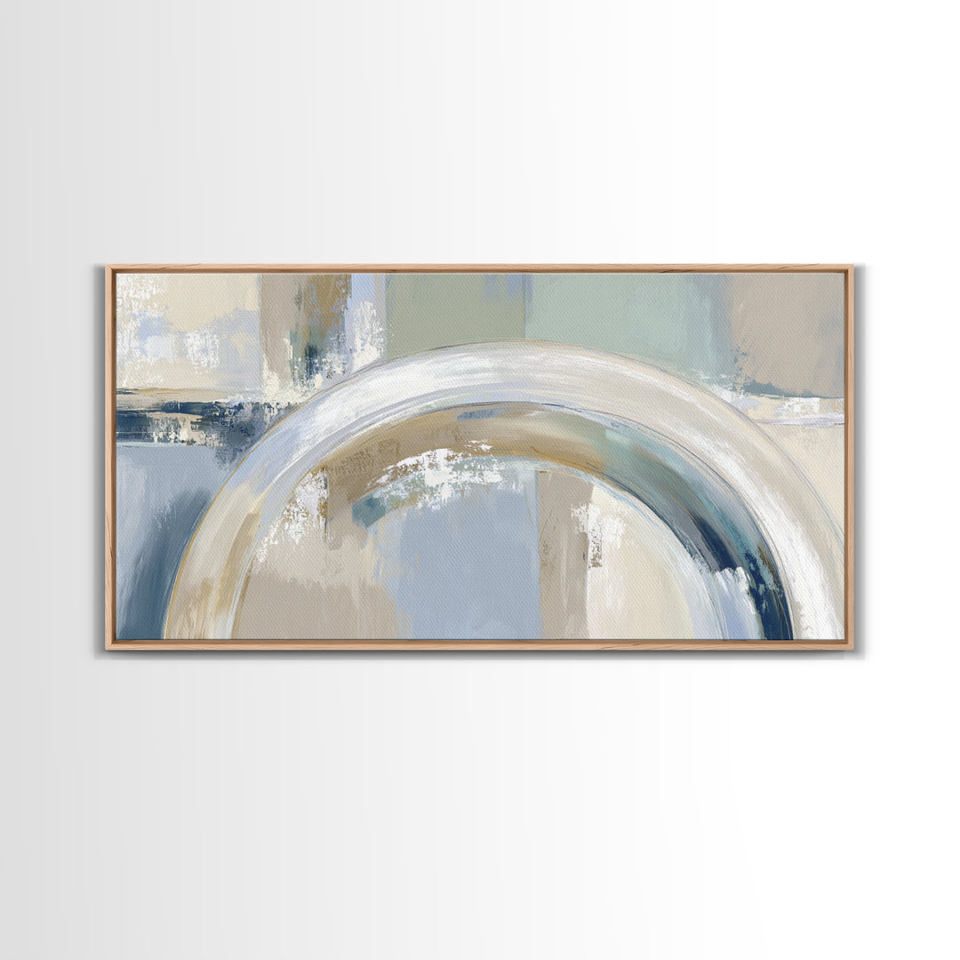 Modern Neutral Arch Abstraction Canvas Print, Waiting Room Art, Wall Sculpture, Waiting Room Decor, Calm, Dog Wall Art, WRA-2x1-89