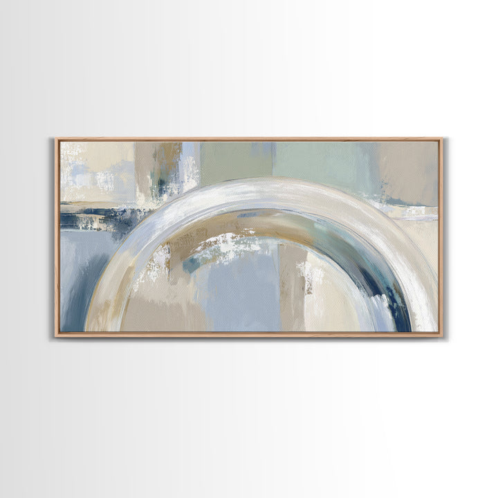 Modern Neutral Arch Abstraction Canvas Print, Waiting Room Art, Wall Sculpture, Waiting Room Decor, Calm, Dog Wall Art, WRA-2x1-89