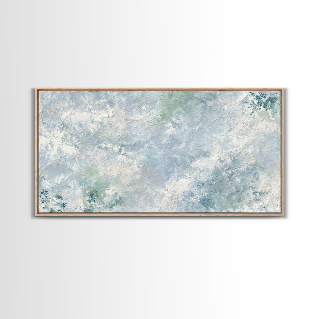 Light Marble Texture Abstract Framed Canvas Print, Waiting Room Art, Modern Art, Waiting Room Decor, Abstract Art, Calm, WRA-2x1-92