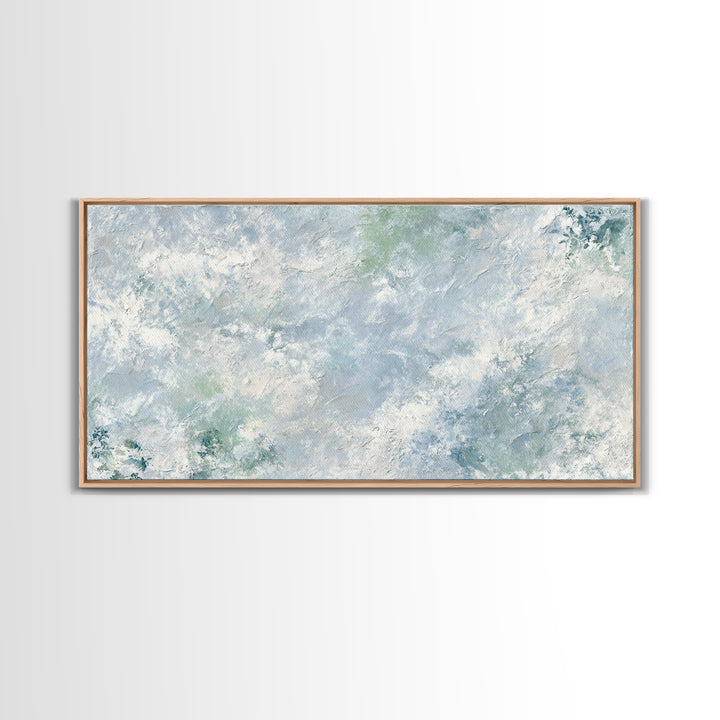 Light Marble Texture Abstract Framed Canvas Print, Waiting Room Art, Modern Art, Waiting Room Decor, Abstract Art, Calm, WRA-2x1-92