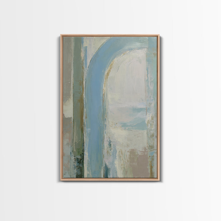 Modern Neutral Arch Abstraction Canvas Print, Waiting Room Art, Home Decor, Waiting Room Decor, Abstract Art, Calm, Modern Art, WRA-2x3-5