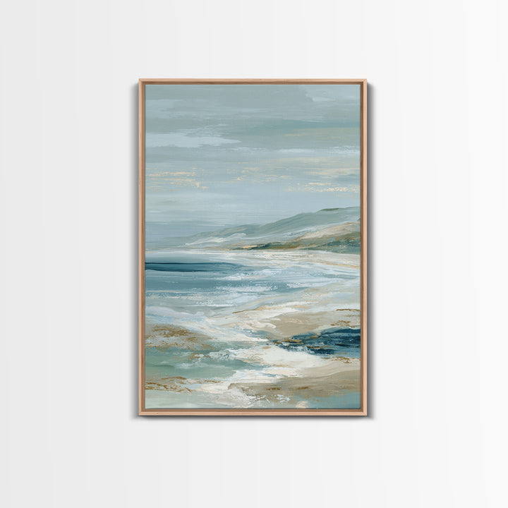 Soft Abstract Waves Canvas Print, Waiting Room Art, Office Decor, Waiting Room Decor, Abstract Art, Calm, Gallery Wall Art, WRA-2x3-58