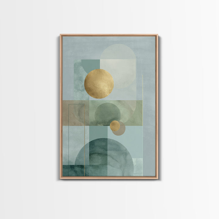 Minimal Geometric Composition Canvas Print, Waiting Room Art, Printable Art, Waiting Room Decor, Calm, Digital Art Print, WRA-2x3-61