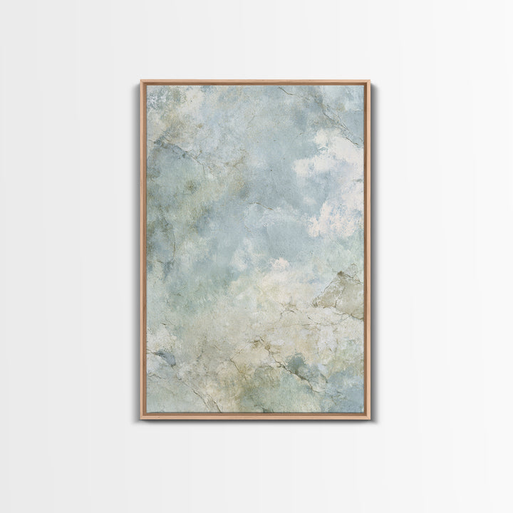 Light Marble Texture Abstract Framed Canvas Print, Waiting Room Art, Contemporary Art, Waiting Room Decor, Abstract Art, Calm, WRA-2x3-80