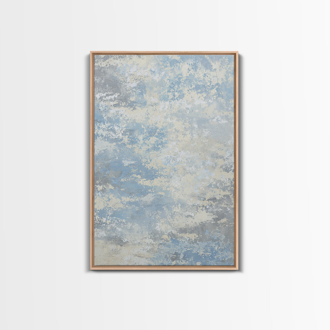 Soft Abstract Waves Canvas Print, Waiting Room Art, Office Decor, Waiting Room Decor, Abstract Art, Calm, Gallery Wall Art, WRA-2x3-82