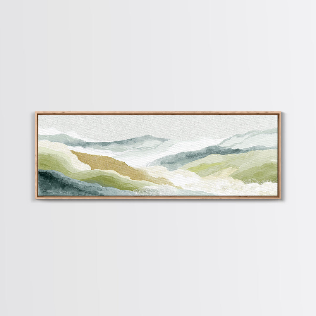Light Marble Texture Abstract Canvas Print, Waiting Room Art, Landscape, Waiting Room Decor, Abstract Art, Calm, Neutral Decor, WRA-3x1-16