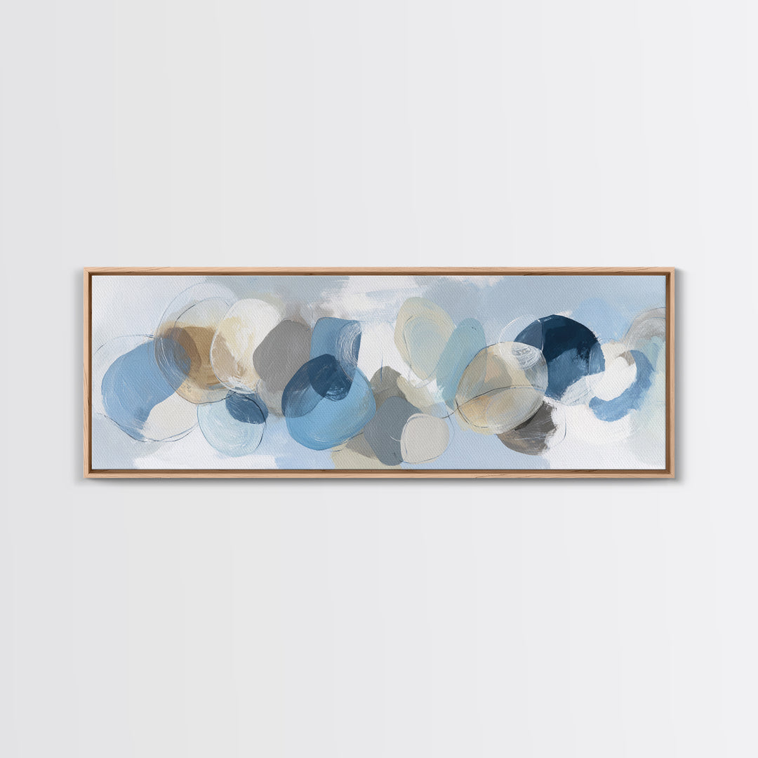 Modern Neutral Arch Abstraction Framed Canvas Print, Waiting Room Art, Office Wall Decor, Waiting Room Decor, Abstract Art, WRA-3x1-37