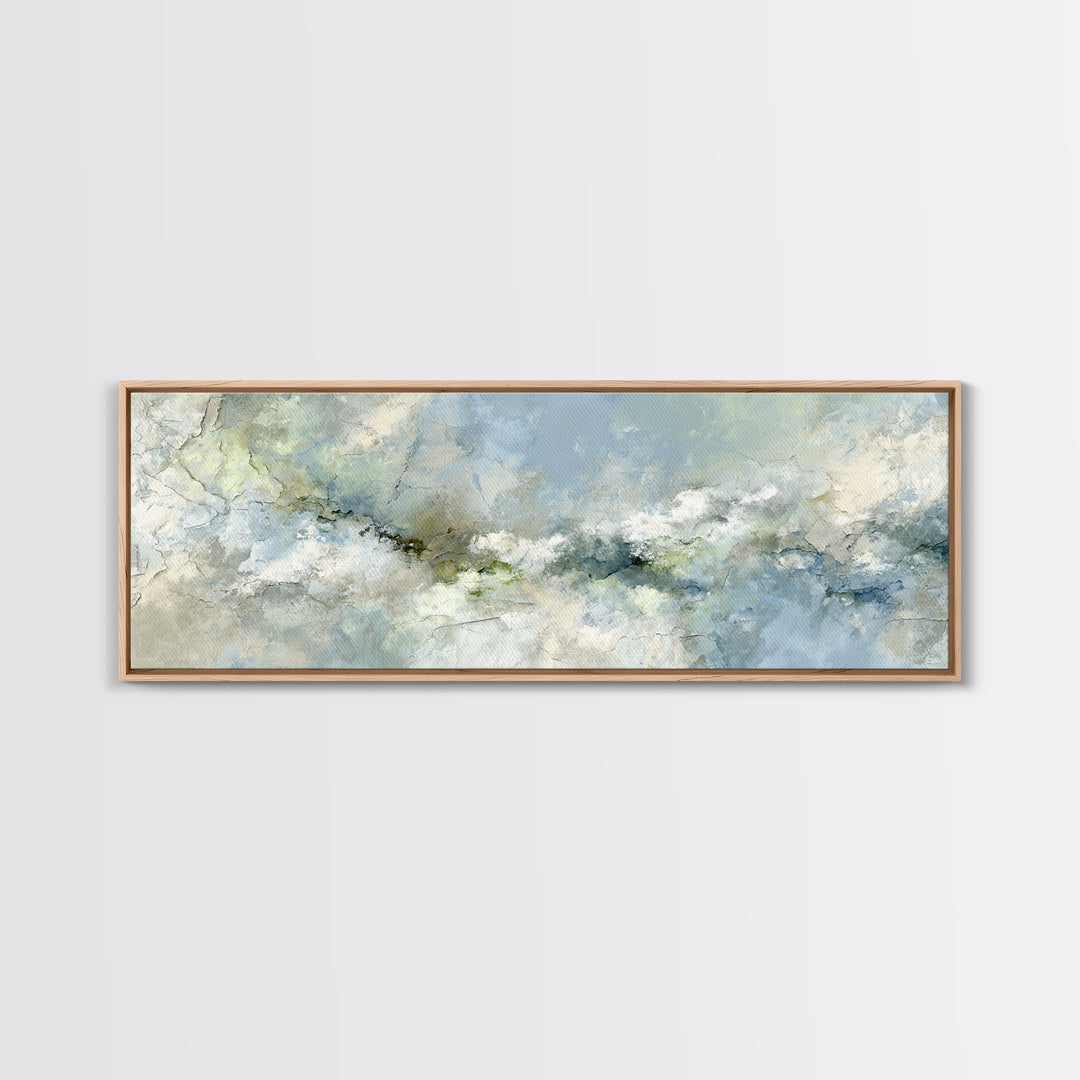 Light Marble Texture Abstract Canvas Print, Waiting Room Art, Gallery Decor, Waiting Room Decor, Fine Art, Calm, WRA-3x1-40