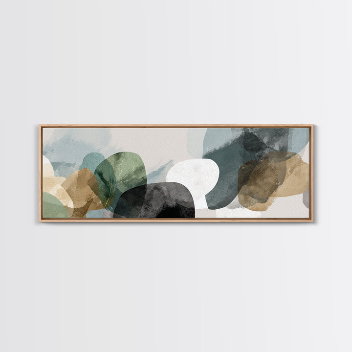 Minimal Geometric Composition Canvas Print, Waiting Room Art, Office Art, Waiting Room Decor, Abstract Art, Calm, Gallery Decor, WRA-3x1-45