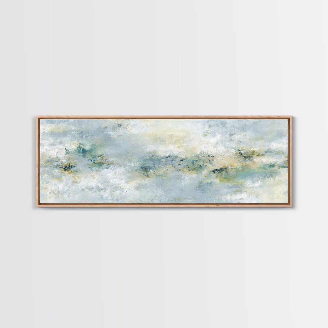 Light Marble Texture Abstract Canvas Print, Waiting Room Art, Minimalist Decor, Waiting Room Decor, Abstract Art, Calm, WRA-3x1-88