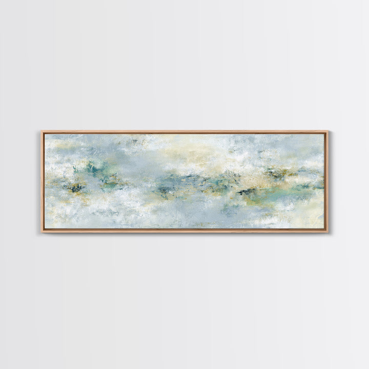 Light Marble Texture Abstract Canvas Print, Waiting Room Art, Minimalist Decor, Waiting Room Decor, Abstract Art, Calm, WRA-3x1-88