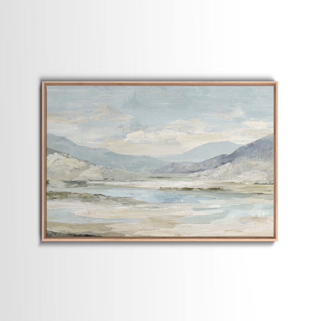 Light Marble Texture Abstract Framed Canvas Print, Waiting Room Art, Fine Art Print, Waiting Room Decor, Abstract Art, Calm, WRA-3x2-100