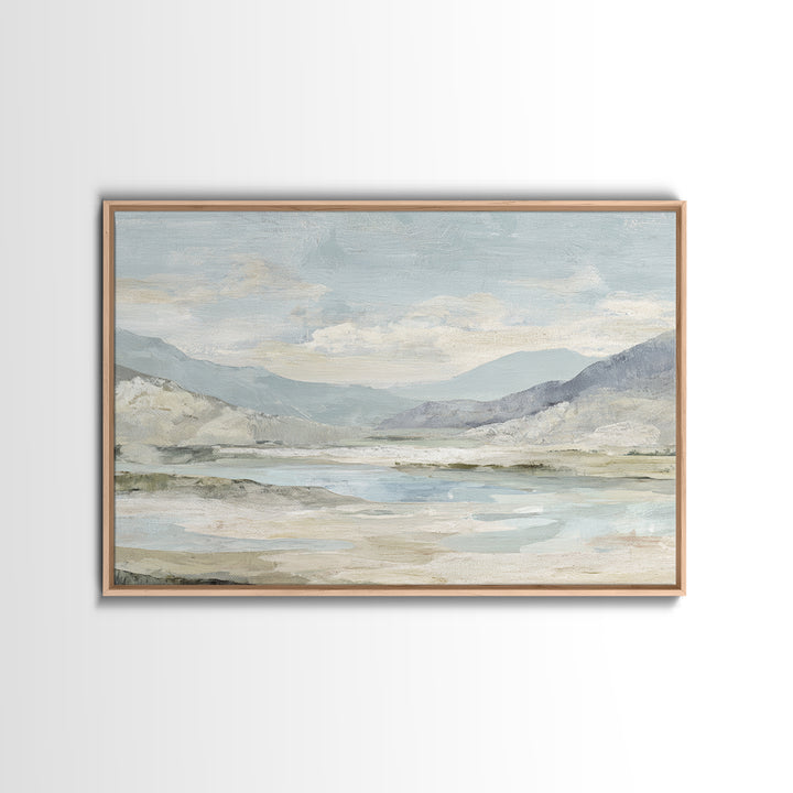 Light Marble Texture Abstract Framed Canvas Print, Waiting Room Art, Fine Art Print, Waiting Room Decor, Abstract Art, Calm, WRA-3x2-100