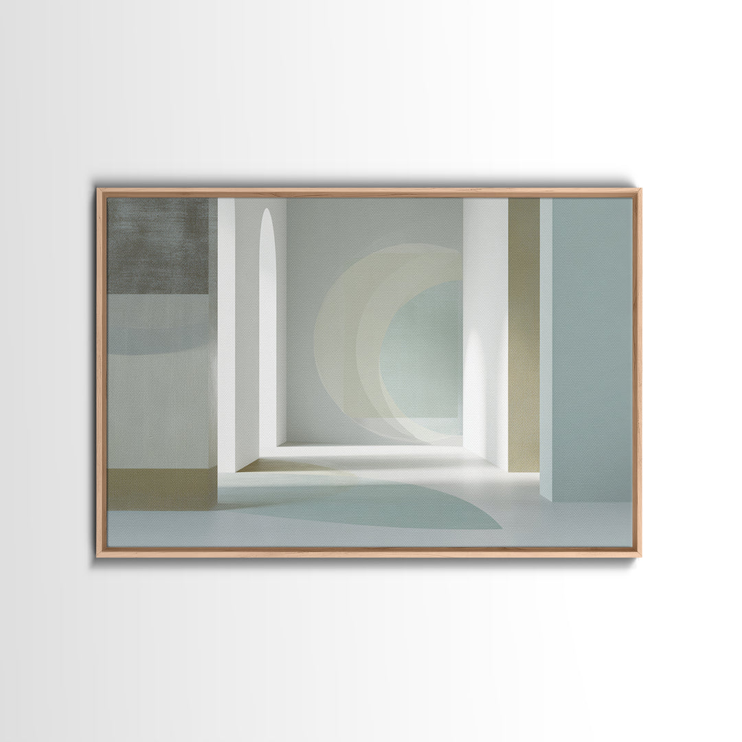 Minimal Geometric Composition Canvas Print, Waiting Room Art, Abstract, Waiting Room Decor, Abstract Art, Calm, Modern Decor, WRA-3x2-33