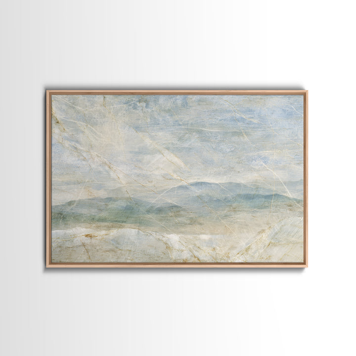 Light Marble Texture Abstract Canvas Print, Waiting Room Art, Office Decor, Waiting Room Decor, Abstract Art, Calm, WRA-3x2-4