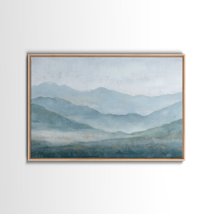 Simple Mountain Layers Canvas Print, Waiting Room Art, Modern Art, Waiting Room Decor, Fine Art, Calm, Therapy Office Decor, WRA-3x2-42