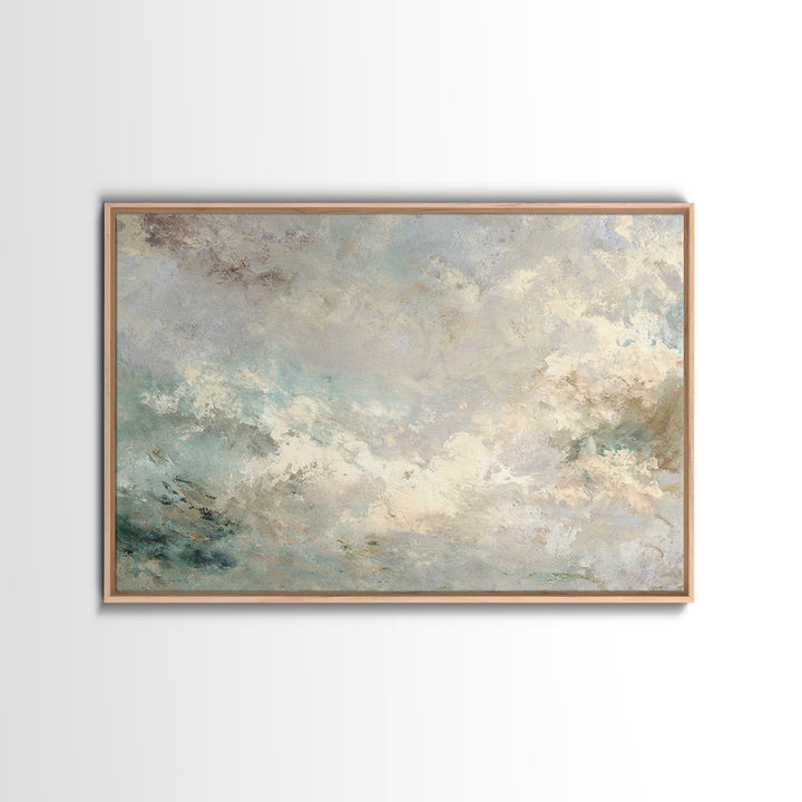 Light Marble Texture Abstract Canvas Print, Waiting Room Art, Dental Art, Waiting Room Decor, Abstract Art, Calm, WRA-3x2-76