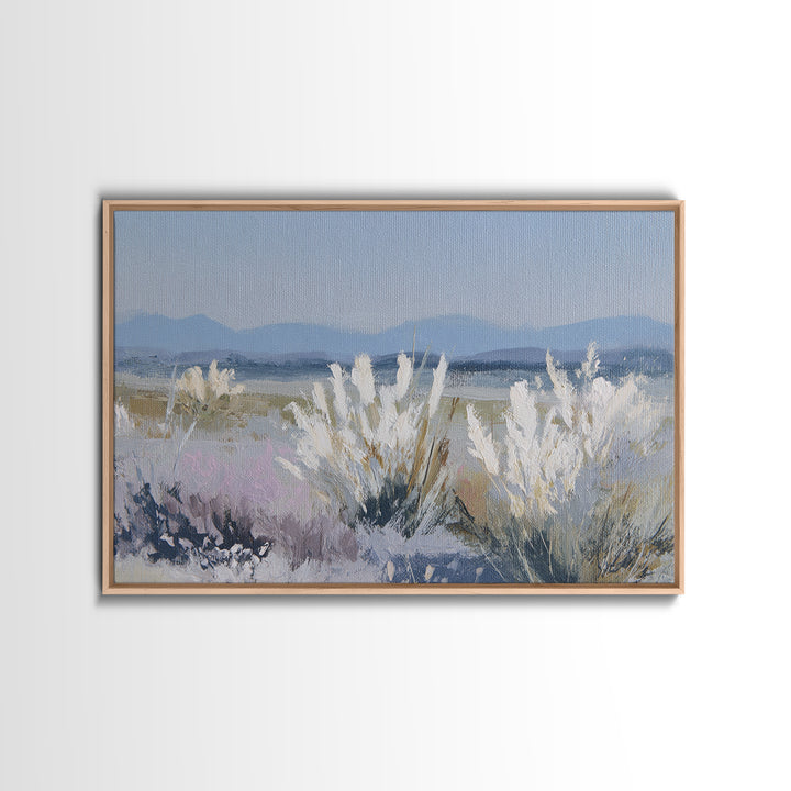 Soft Lavender Botanical Still Life Framed Canvas Print, Waiting Room Art, Art Print, Waiting Room Decor, Watercolor Art, Calm, WRA-3x2-96