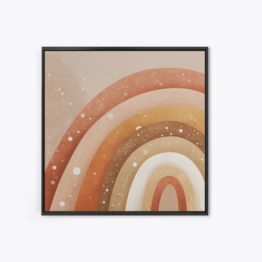Earthy Boho Rainbow Arches Wall Art, Neutral Nursery Decor, Terracotta Abstract Print, Kids Room Decor, Modern Home Decor