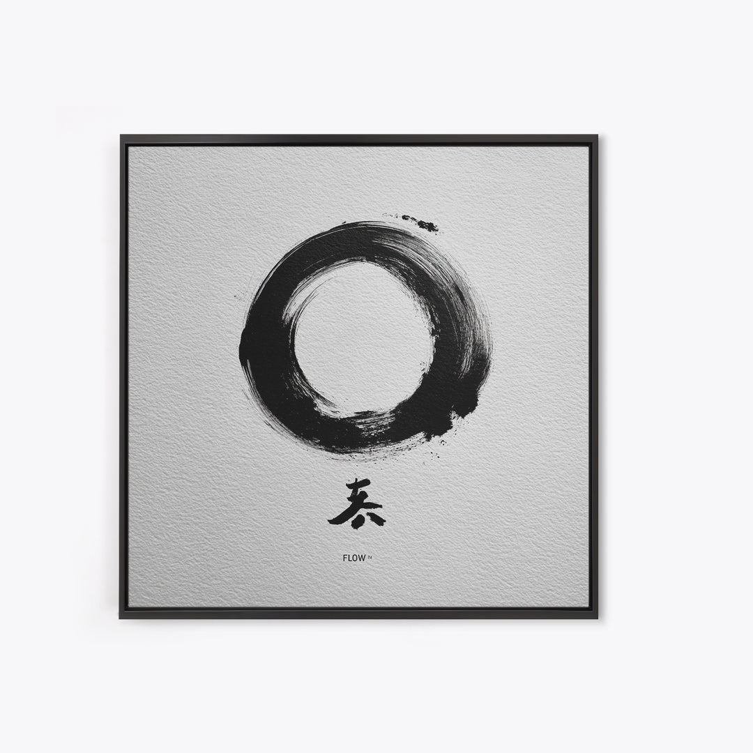 Zen Enso Circle Japanese Ink Painting Wall Art Minimalist Abstract Print Modern Home Decor Living Room Wall Art